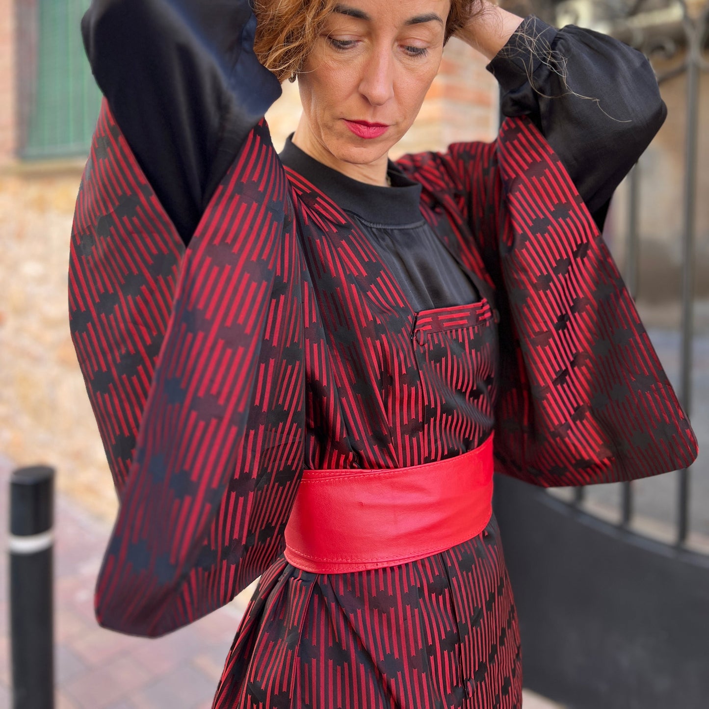 Kimono Coat Essence Scarlet elegance