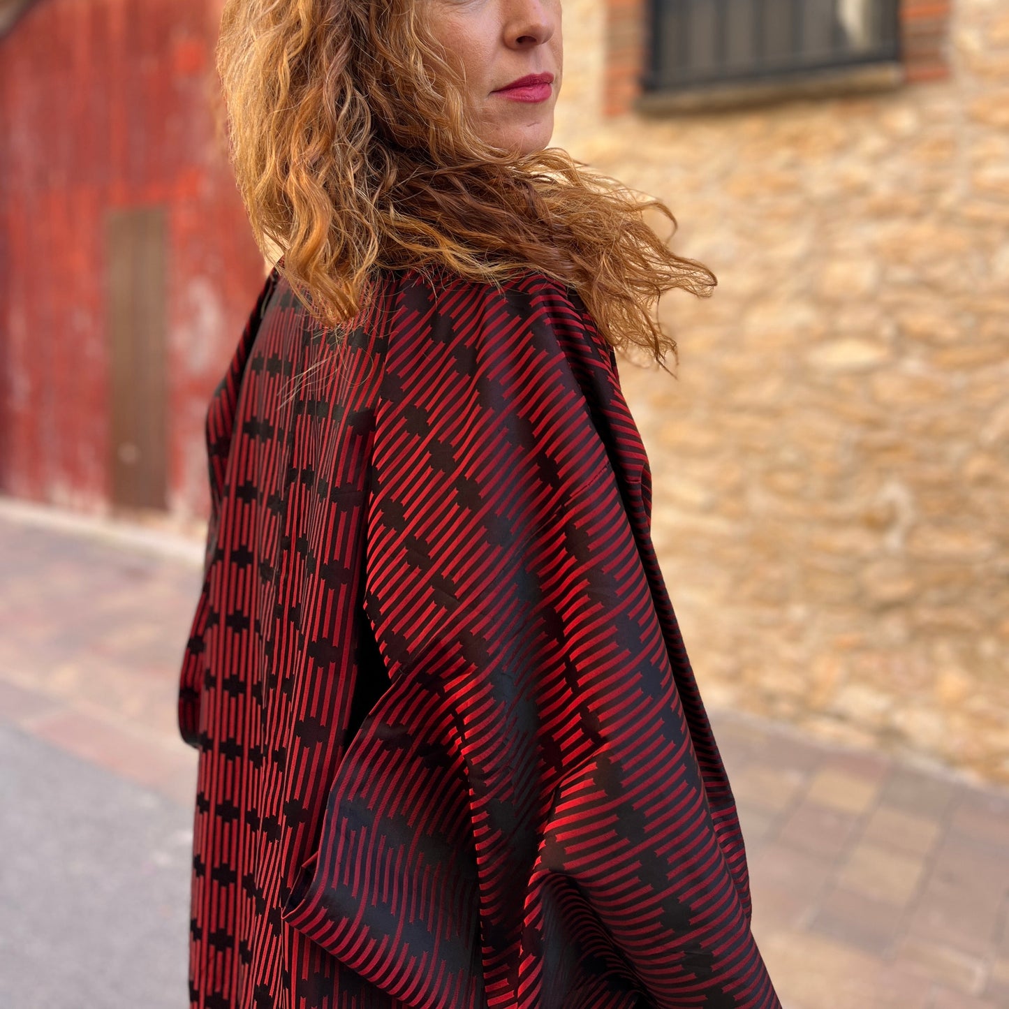 Kimono Coat Essence Scarlet elegance