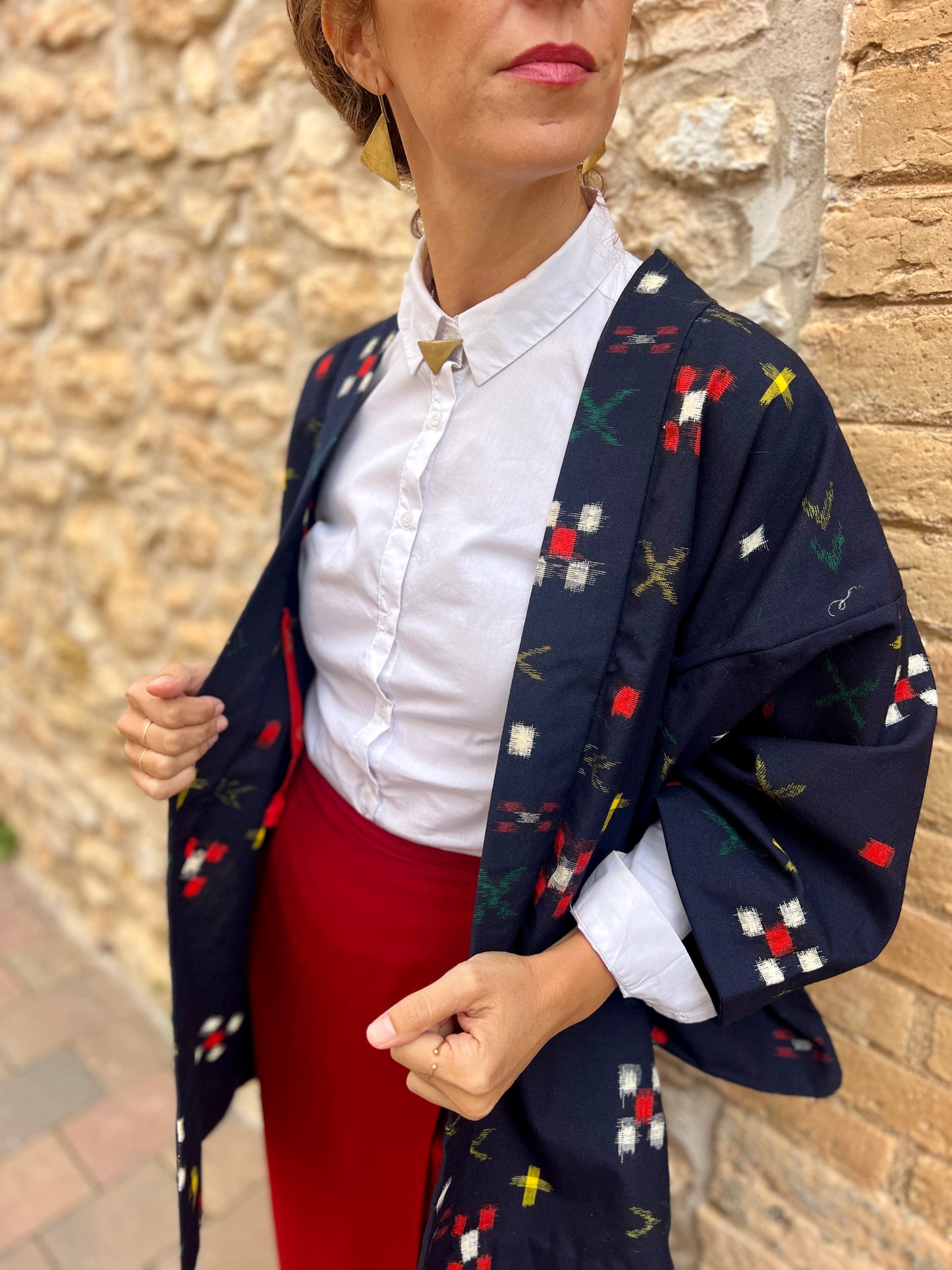 Kimono Jacket Essence deep blue