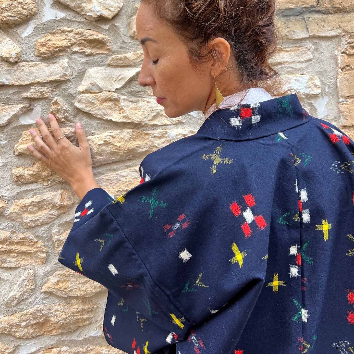 Kimono Jacket Essence deep blue