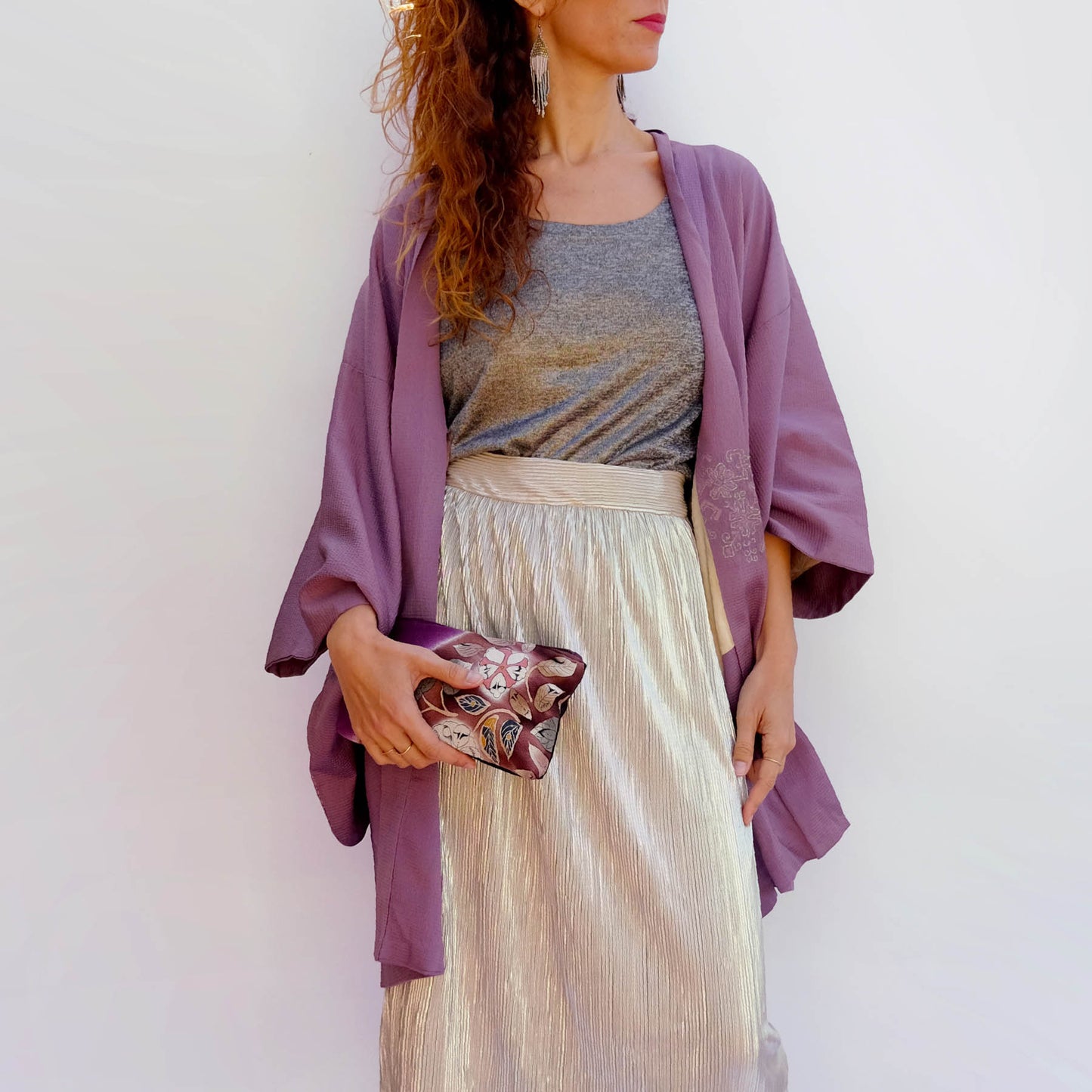 Kimono Jacket Purple