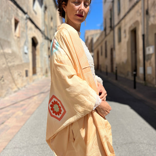 Kimono Coat Hana Blush
