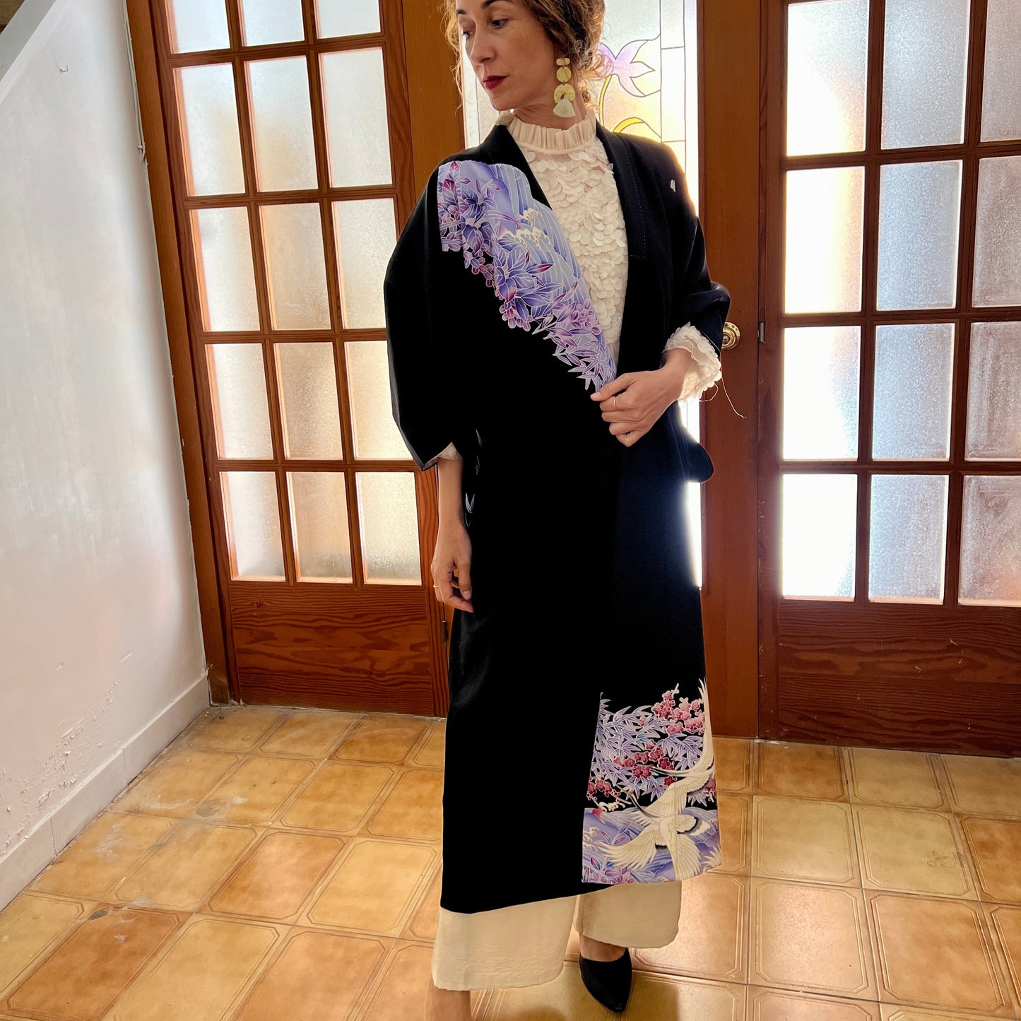 Kimono Coat Jade Night