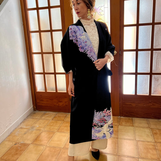Kimono Coat Jade Night