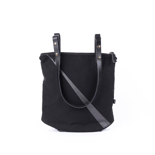 Tote Bag Negra: Mundo (negra) - L'informal Design