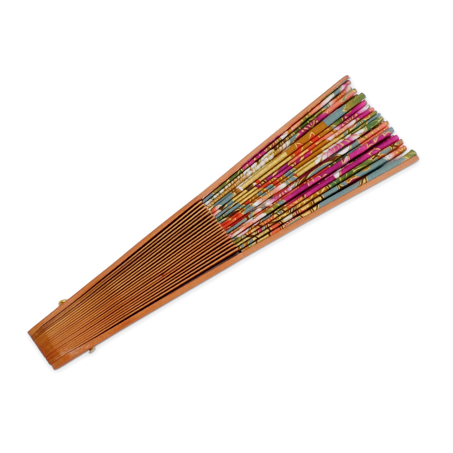 Abanico Tsuru gold