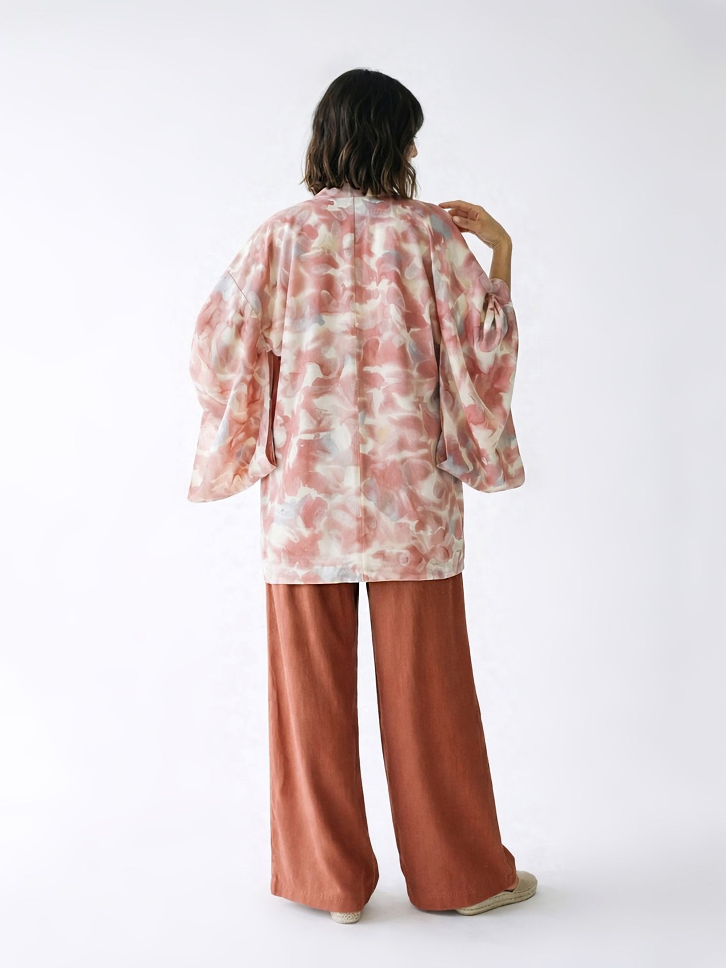 Kimono Jacket pink aquarelle