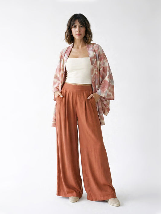 Kimono Jacket pink aquarelle