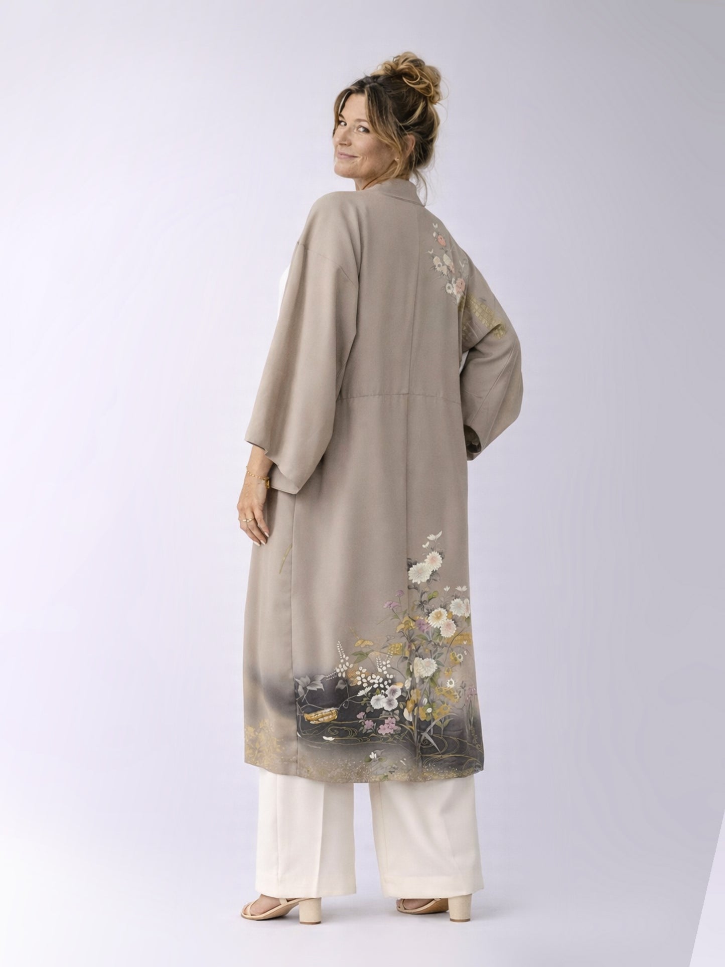 Kimono Jacket Grey Glow