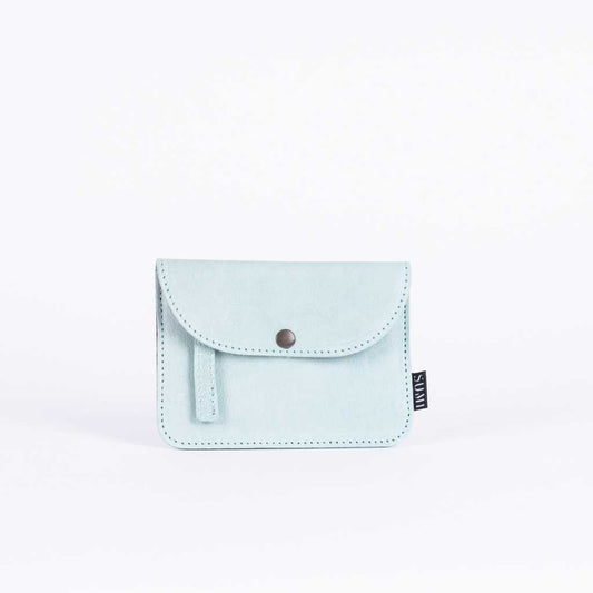 cartera piel artesana forrada