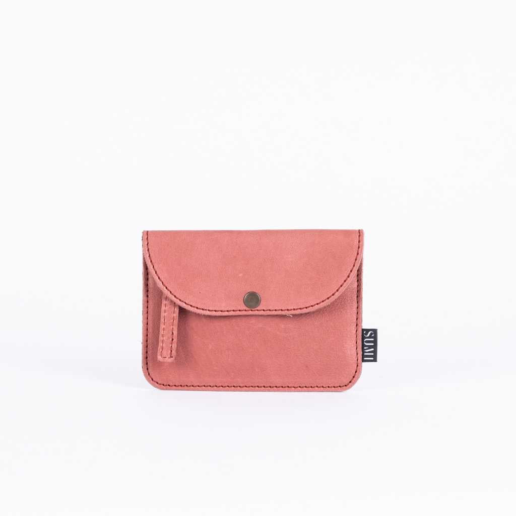 cartera piel artesana forrada