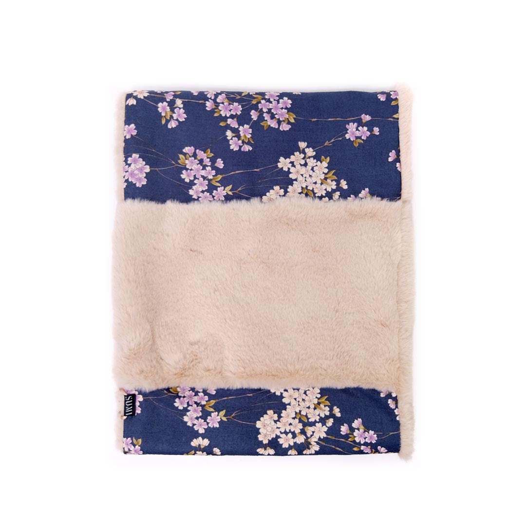 Bufanda de cuello Blue Sakura