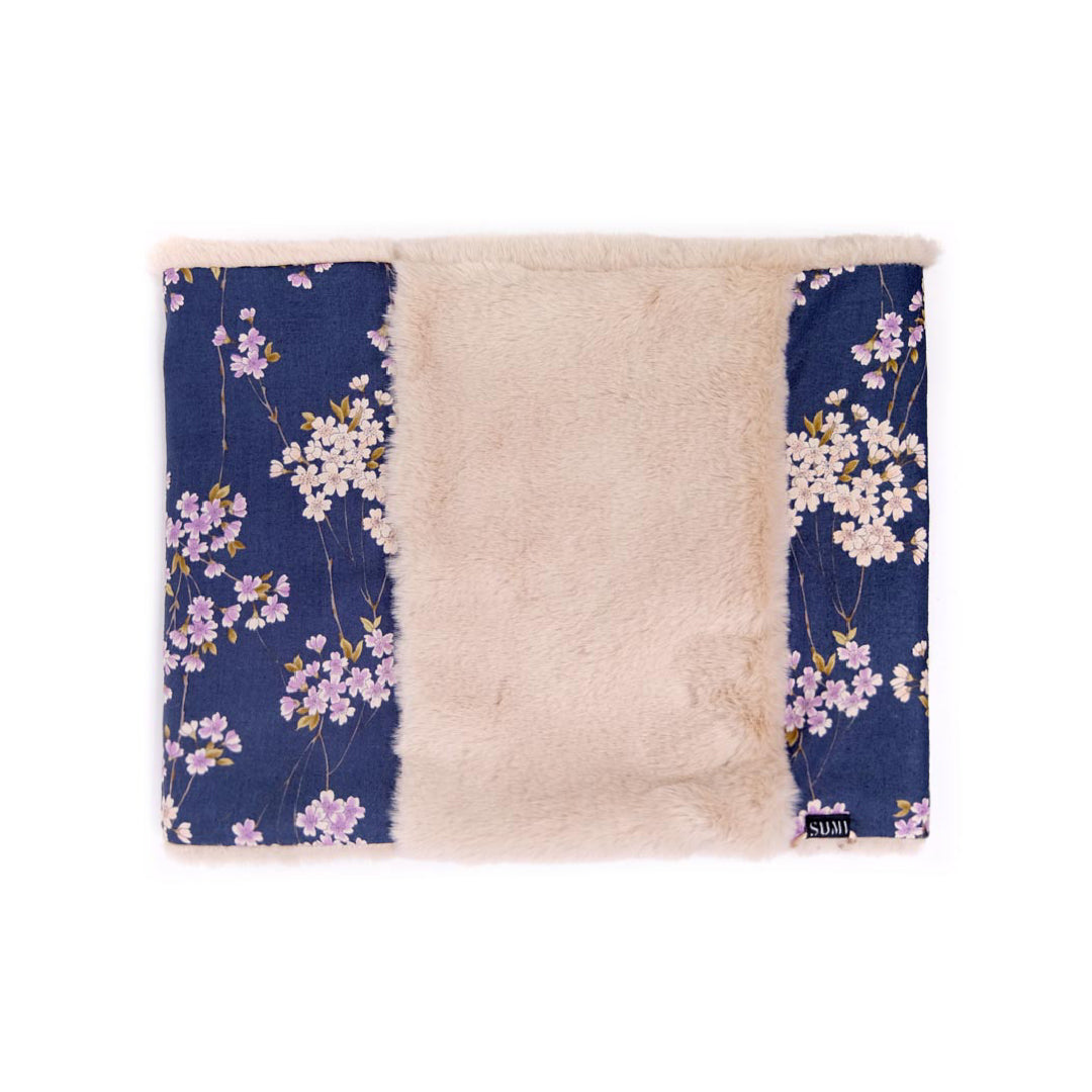 Bufanda de cuello Blue Sakura