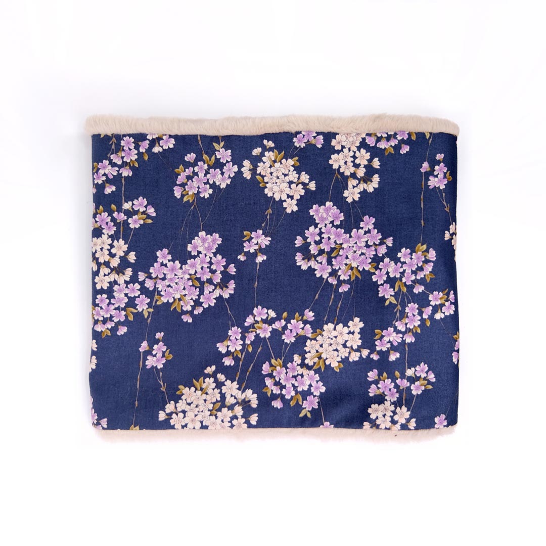Bufanda de cuello Blue Sakura