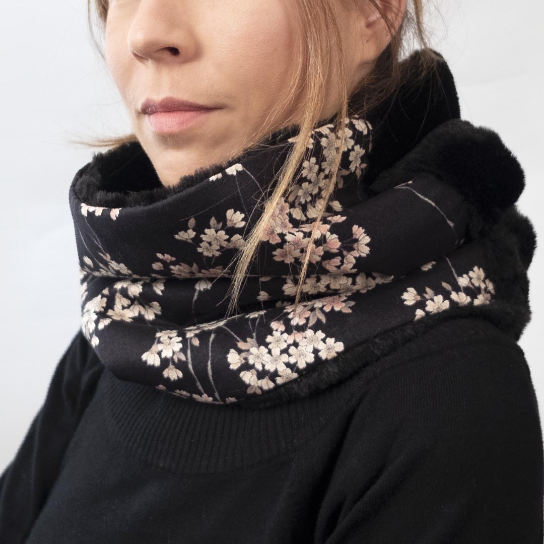 Sakura winter Black Fur