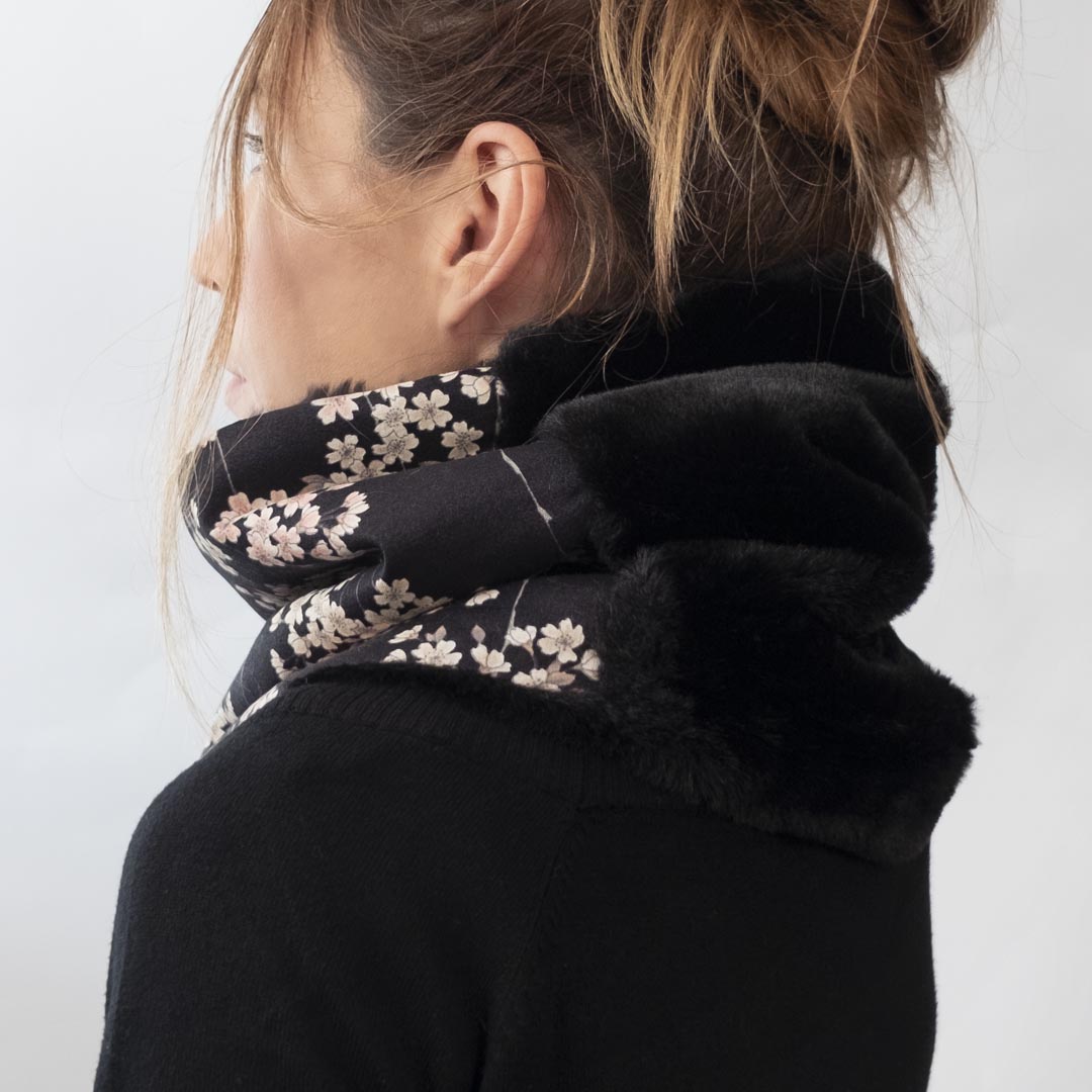 Sakura winter Black Fur