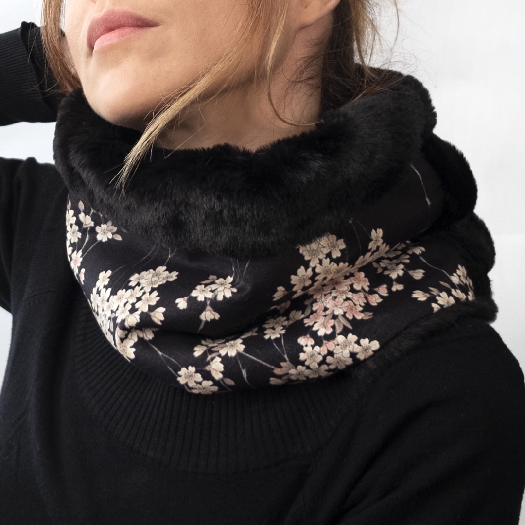 Sakura winter Black Fur