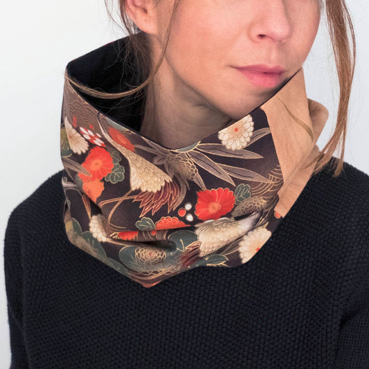 Bufanda de cuello primavera Green Garden