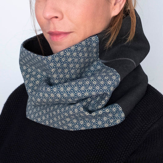Bufanda de cuello primavera Navy