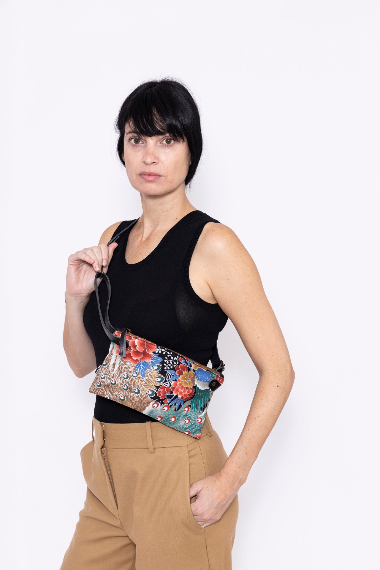 Bolso riñonera Peacock