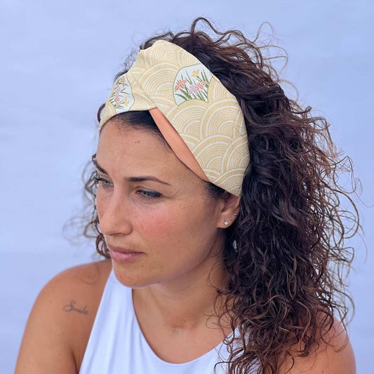 Diadema tela verano